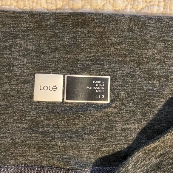 LOLE Half Moon High Waist Legging in GREY - Picture 5 of 6